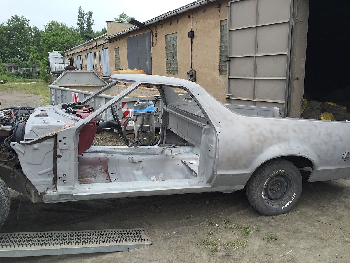 Oldtimer Sandstrahlen Ford Rangero