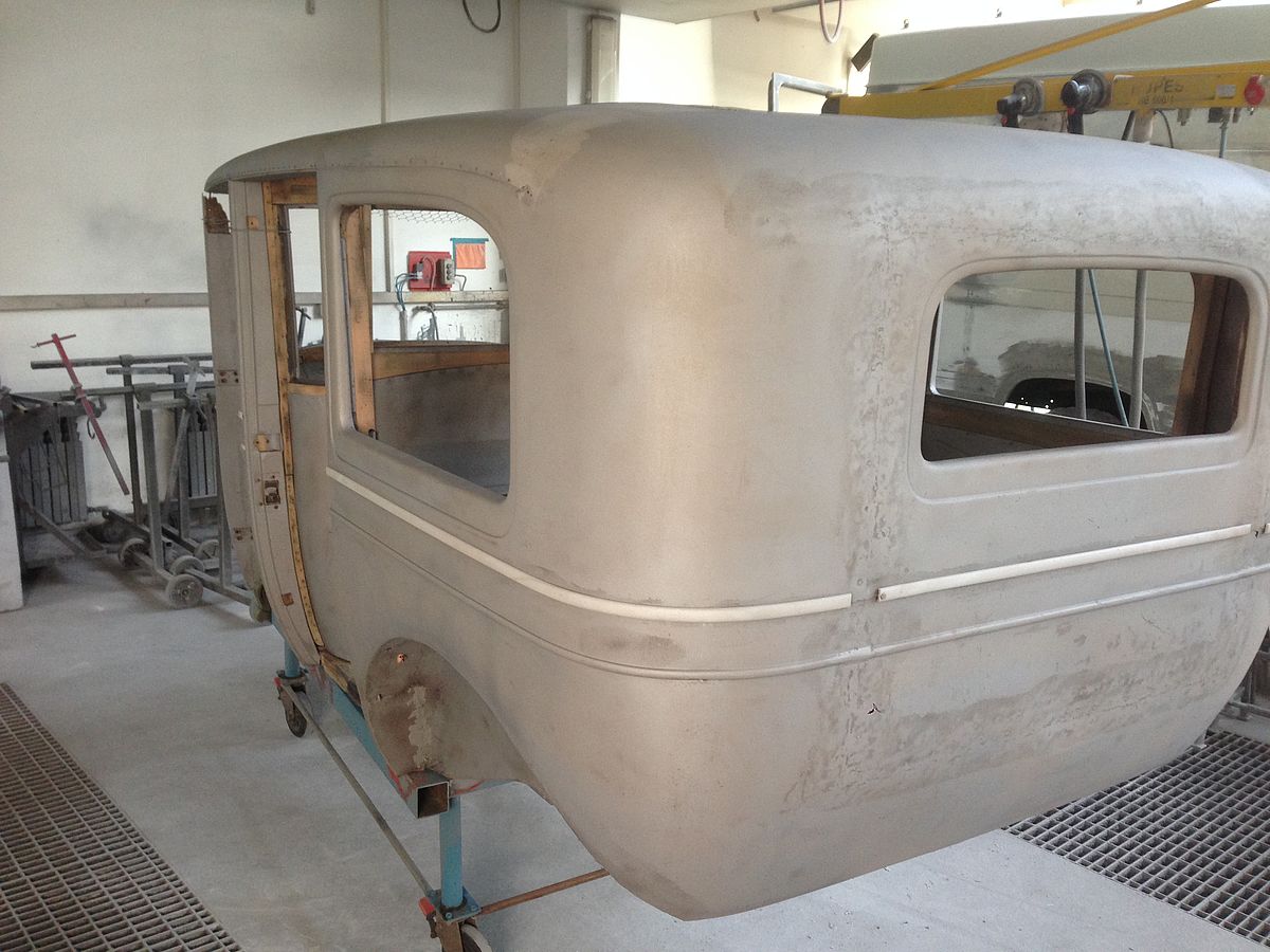 Sandstrahlen Oldtimer Packard