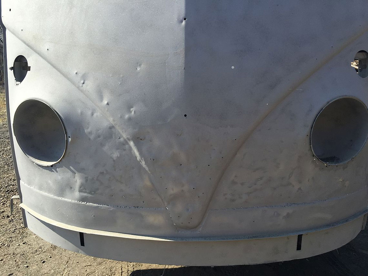 Oldtimer Sandstrahlen Bulli VW T1