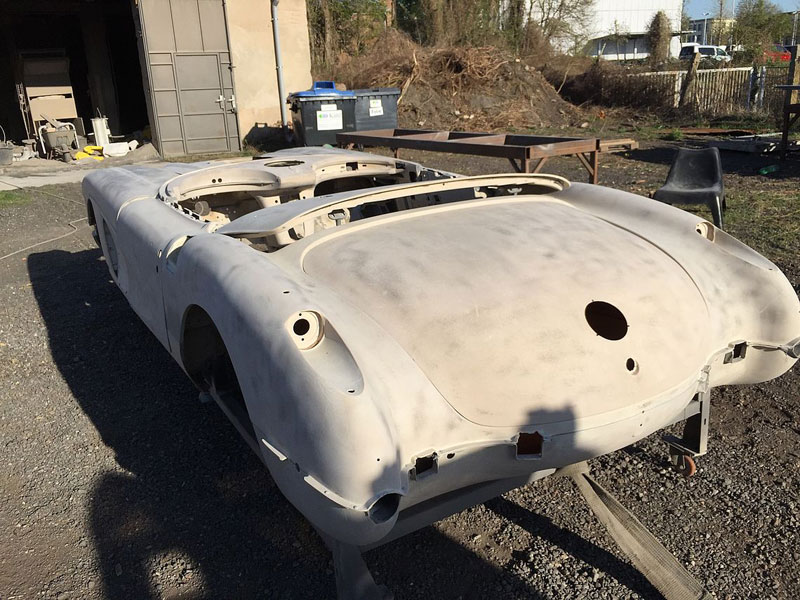 Sandstrahlen Oldtimer Versiegelung