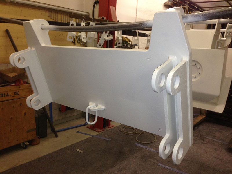 Sandstrahlen Industrie Produktion Teile