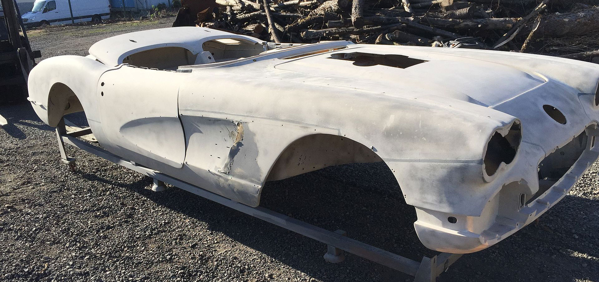 Oldtimer Sanierung Sandstrahlen